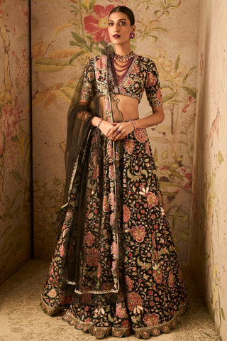Black ace icon lehenga set