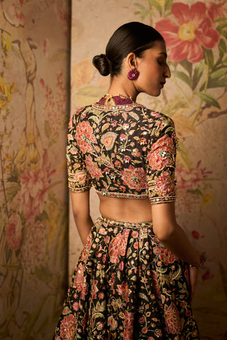 Black ace icon lehenga set