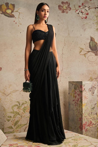 Back diva icon saree set