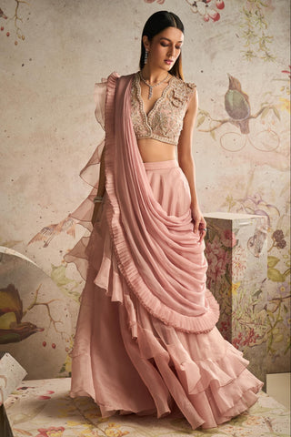 Pink femme icon sharara set