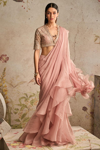 Pink belle icon saree set