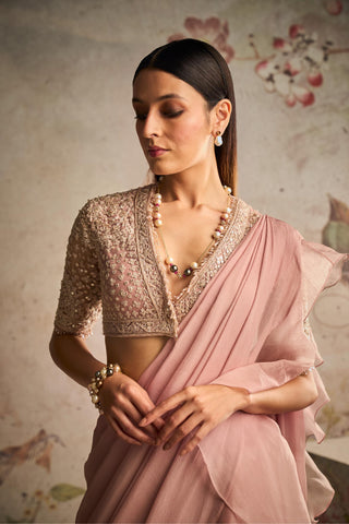 Pink belle icon saree set