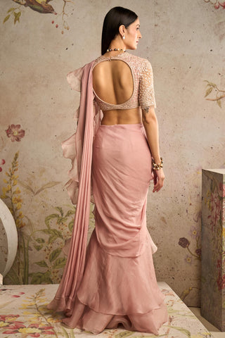 Pink belle icon saree set