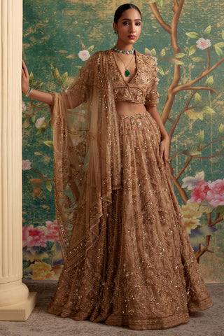 Gold enchanted era lehenga set