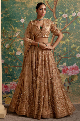 Gold enchanted era lehenga set