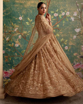 Gold enchanted era lehenga set