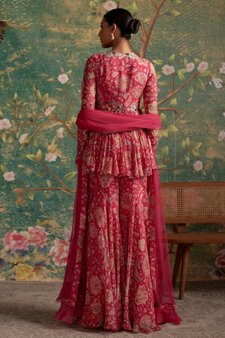 Pink awespiring era peplum set