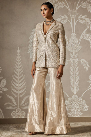 Gold aarohi zar bano jacket set
