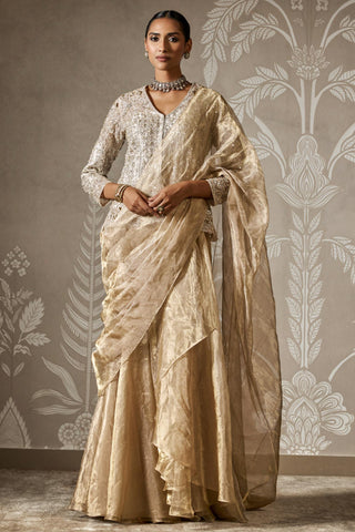 Miraaz zar bano saree set