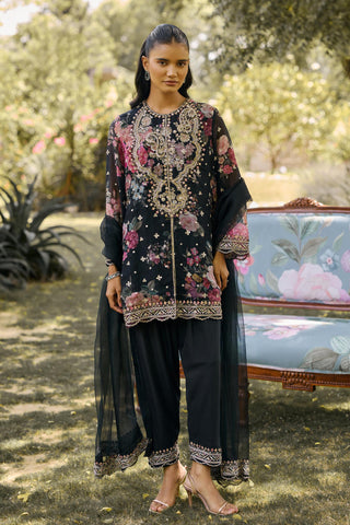 Kurta Set Indian Wedding - Black Celeste by Ridhi Mehra