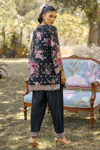 Kurta Set Indian Wedding - Black Celeste by Ridhi Mehra