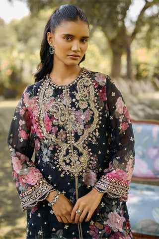 Kurta Set Indian Wedding - Black Celeste by Ridhi Mehra