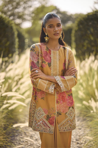 Skirt Set Indian Wedding - Yellow Primrose by Ridhi Mehra