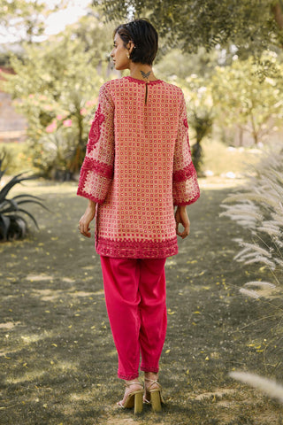 Kurta Set Indian Wedding - Pink Mirabelle by Ridhi Mehra