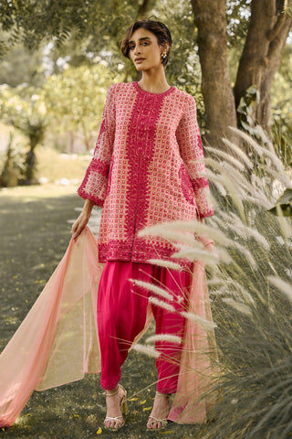 Kurta Set Indian Wedding - Pink Mirabelle by Ridhi Mehra