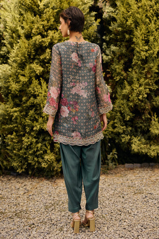Kurta Set Indian Wedding - Green Belle by Ridhi Mehra