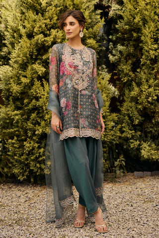 Kurta Set Indian Wedding - Green Belle by Ridhi Mehra