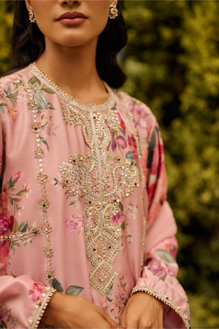 Kurta Set Indian Wedding - Pink Nora by Ridhi Mehra