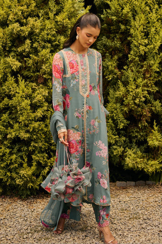 Kurta Set Indian Wedding - Green Arden by Ridhi Mehra