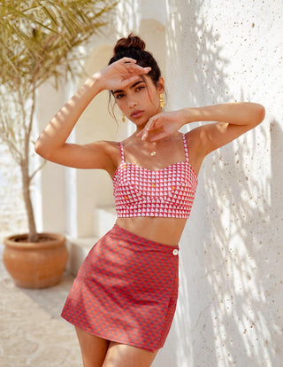 Co-Ord Set for Stylish Occasions – Pink Rose All Day by Nautanky