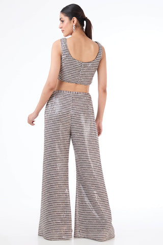 Adha printed cape and palazzo set