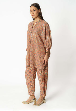 Sairaa pale peach top and pants