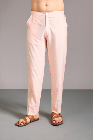 Peach sequin kurta set