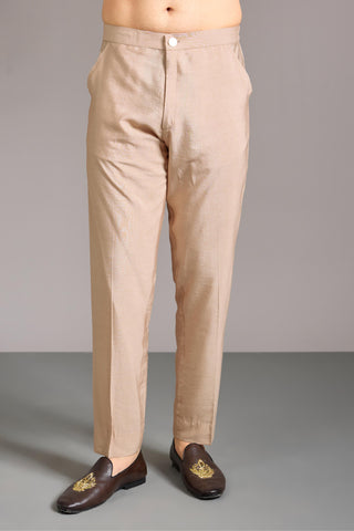 Beige jaal kurta set