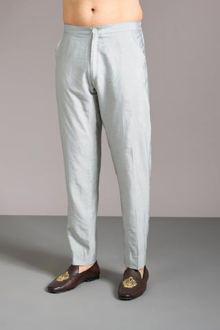 Gold to gray shaded kurta set