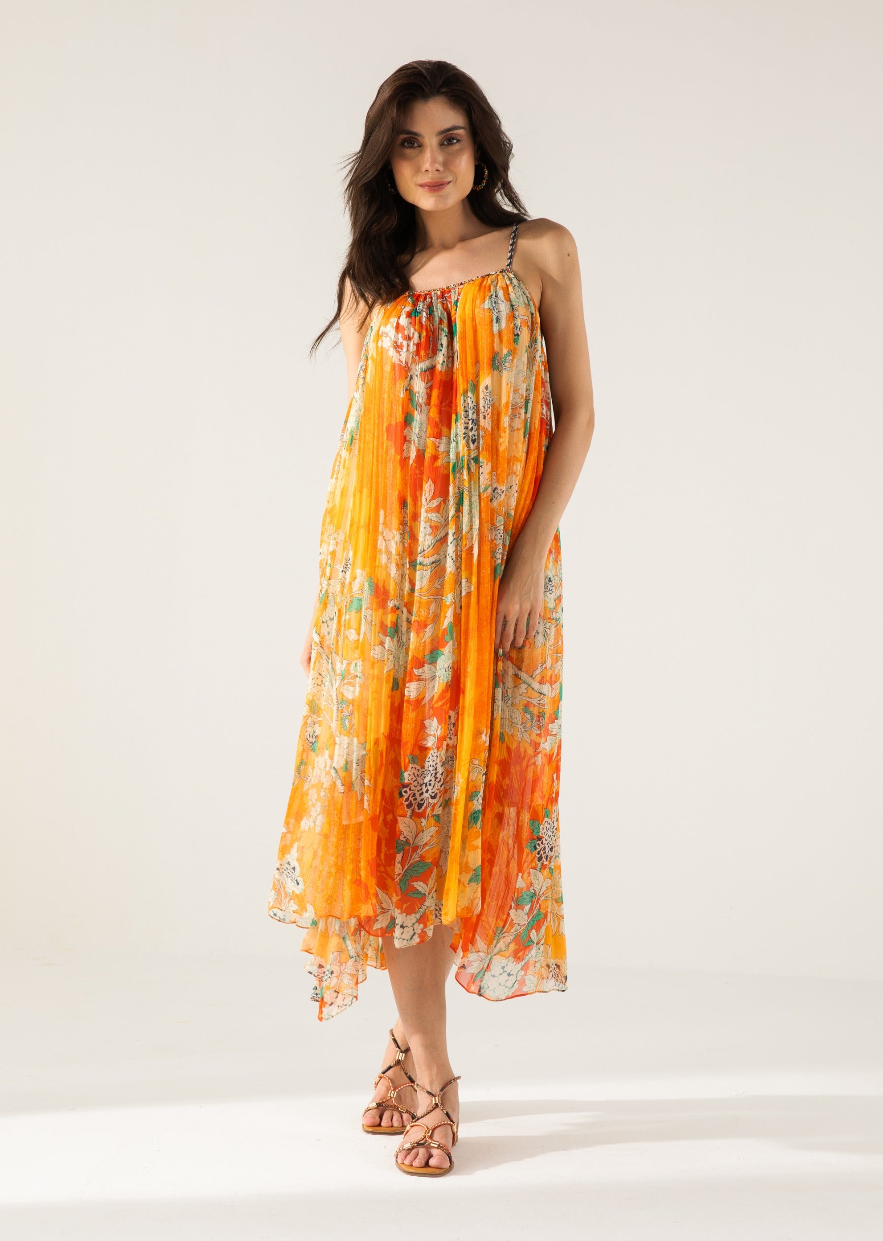 designer cami dresses Nili Lotan Cami Floral Dress Style Right Fashion Blog