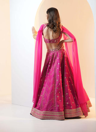 Rania hot pink lehenga set