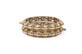 Bangles Set for Indian Weddings – Gold Ruhani by Amraani