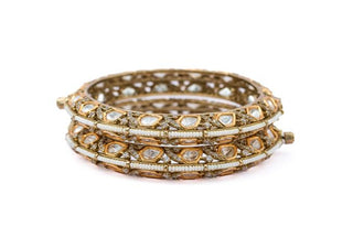 Bangles Set for Indian Weddings – Gold Ruhani by Amraani