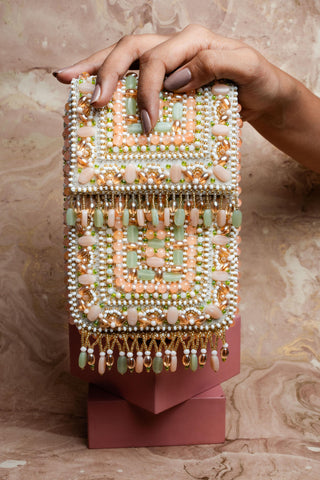 Multicolor rani boite bag