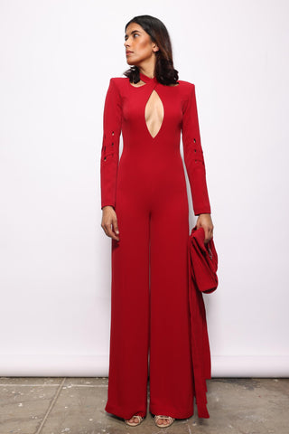 Jumpsuit Contemporary Wear - Red cut out by Essé