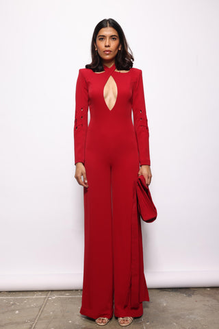 Jumpsuit Contemporary Wear - Red cut out by Essé