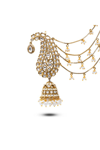Earrings for Indian Weddings – Multicolor Royal Ranihaar by Amraani