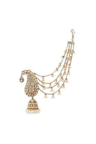 Earrings for Indian Weddings – Multicolor Royal Ranihaar by Amraani