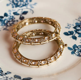 Bangles Set for Indian Weddings – Gold Ruhani by Amraani