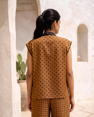Co-Ord Set for Stylish Occasions – Brown Sandbar Chic by Nautanky