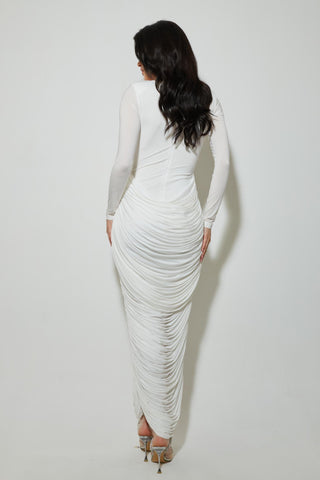 Dress Luxury Wear - White Giselle Dress by self-cntrd