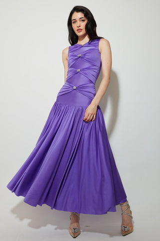 Dress Elegant Wear - Purple Cassie Dress by self-cntrd