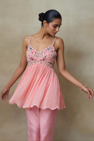 Pink Kurta Set for Indian Wedding – Scalter by Shasha Gaba