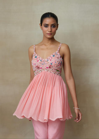 Pink Kurta Set for Indian Wedding – Scalter by Shasha Gaba