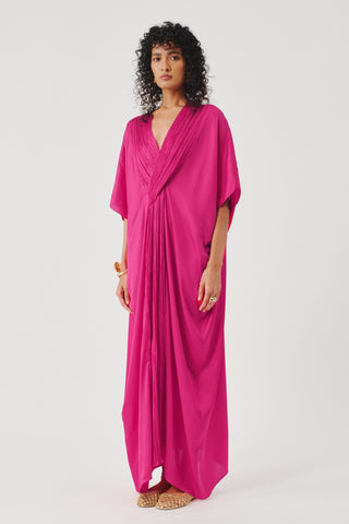 Kaftan for Contemporary Wear – Pink Regal by Aroka