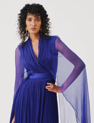 Blue dress for Contemporary Wear – Maya Edition by Aroka