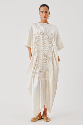 Dress for Contemporary Wear – Ivory Coral by Aroka