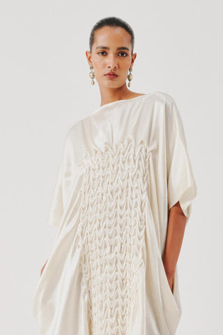 Dress for Contemporary Wear – Ivory Coral by Aroka