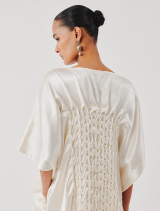 Dress for Contemporary Wear – Ivory Coral by Aroka