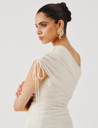 Dress for Contemporary Wear – Ivory Radiance by Aroka